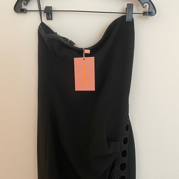 Cult Gaia Black Capri Eyelet Maxi Dress - Picture 6 of 8